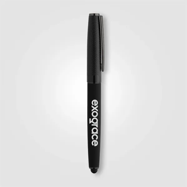 Metropolis™ Recycled Aluminium Stylus Gel Pen - Laser