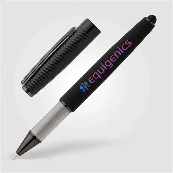 Metropolis™ Recycled Aluminium Stylus Gel Pen - Laser