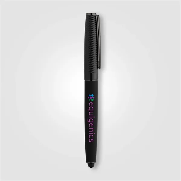 Metropolis™ Recycled Aluminium Stylus Gel Pen - Laser