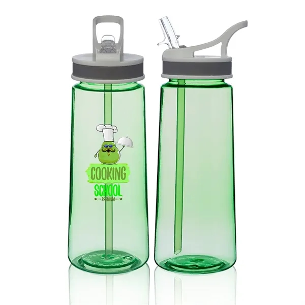 22 oz. Sports Water Bottle With Straw - 22 oz. Sports Water Bottle With Straw - Image 10 of 16
