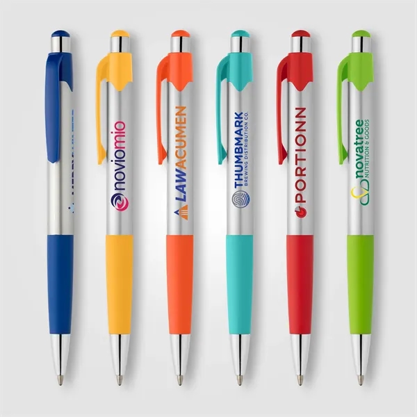Smoothy Recycled Plastic Color Grip Pen