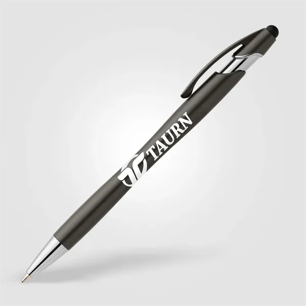 Custom La Jolla Recycled Plastic Metallic Stylus Pen
