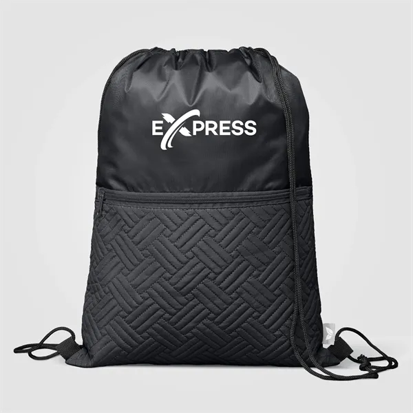 Sora Recycled Quilted Drawstring Bag - 6L