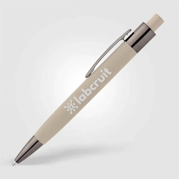 Custom Malmo Recycled Aluminum Soft Touch Barrel Pen