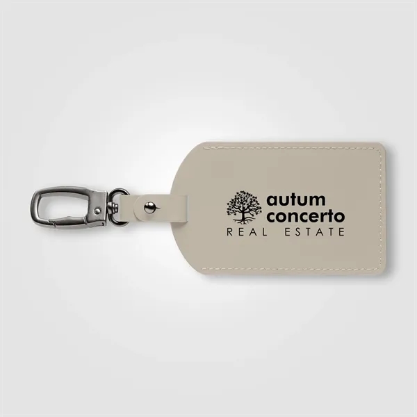 Malmo Recycled Plastic Metal Carabiner Luggage Tag
