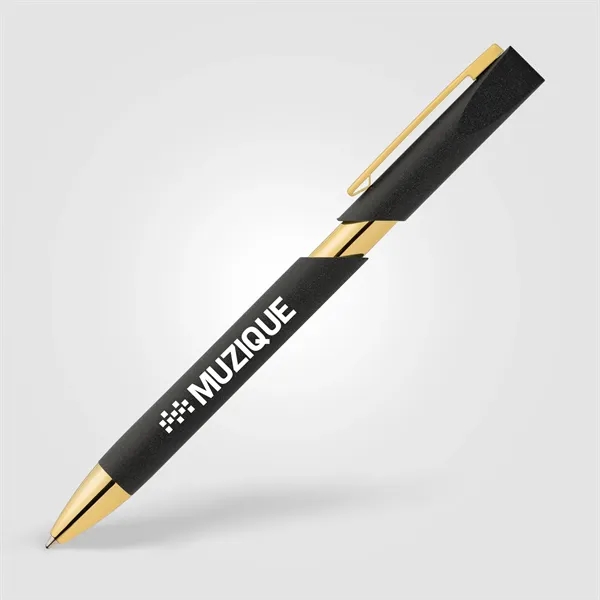 Custom Aurelia Recycled Plastic Gold Trim Pen