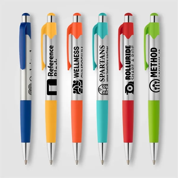 Smoothy Recycled Plastic Color Grip Pen