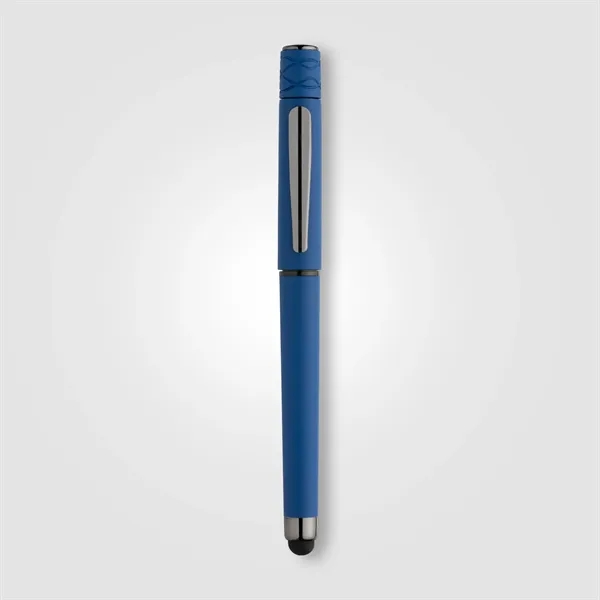 Custom Tavi Recycled Plastic Fidget Spinner Stylus Gel Pen