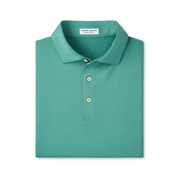 Peter Millar Men's Solid Performance Polo - Self Collar - Peter Millar Men's Solid Performance Polo - Self Collar - Image 9 of 10