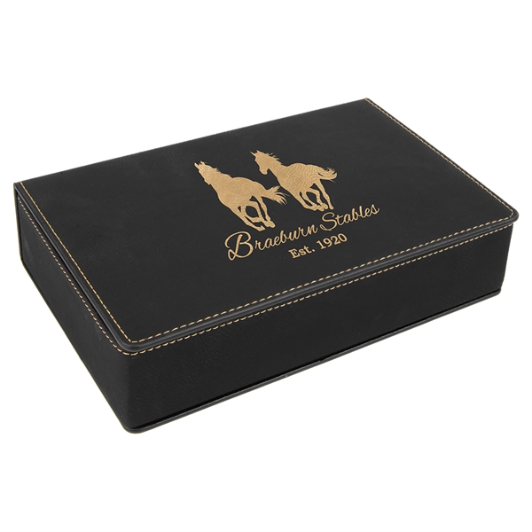 6 Oz. Leatherette Flask Gift Set - 6 Oz. Leatherette Flask Gift Set - Image 1 of 31