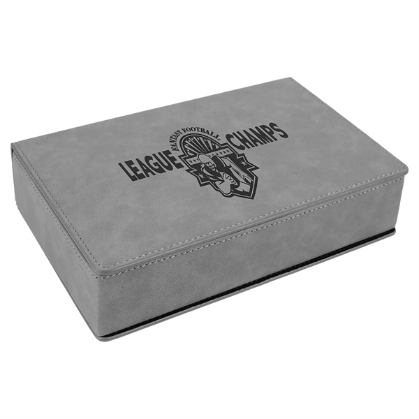 6 Oz. Leatherette Flask Gift Set - 6 Oz. Leatherette Flask Gift Set - Image 8 of 31