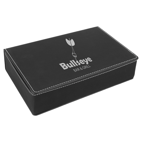 6 Oz. Leatherette Flask Gift Set - 6 Oz. Leatherette Flask Gift Set - Image 16 of 31