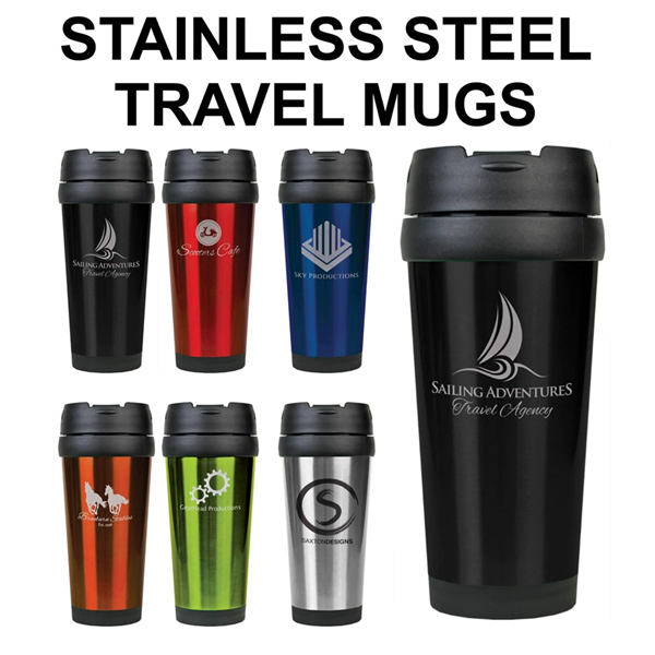 16 oz Stainless Steel Tumbler - 16 oz Stainless Steel Tumbler - Image 0 of 6