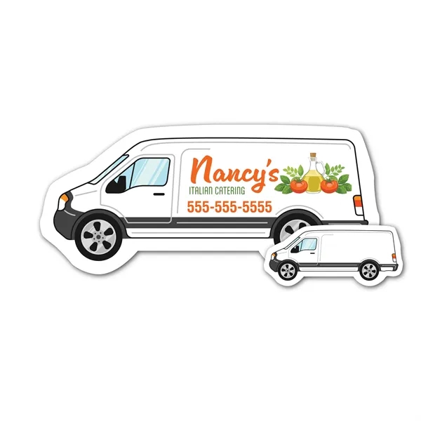 Van 3.75" x 1.625" - Mini Magnet