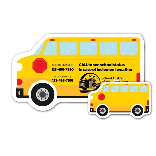 Bus 3.5" x 2" - Mini Magnet