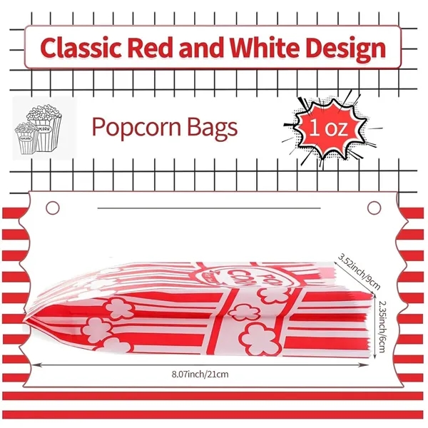 Custom Paper Popcorn Bag - Custom Paper Popcorn Bag - Image 1 of 4