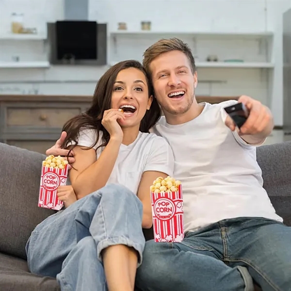 Custom Paper Popcorn Bag - Custom Paper Popcorn Bag - Image 3 of 4