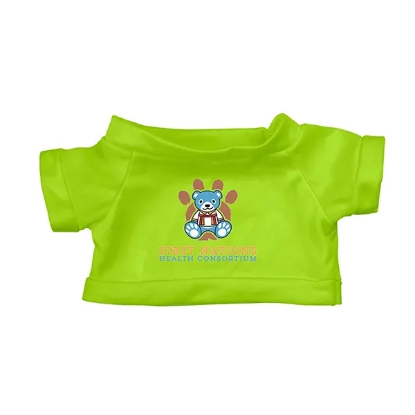 LARGE 8" Plush Teddy Bear With Choice of T-Shirt Color - LARGE 8" Plush Teddy Bear With Choice of T-Shirt Color - Image 4 of 22