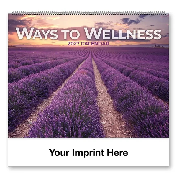 2027 Ways to Wellness Spiral Bound Calendar - 2027 Ways to Wellness Spiral Bound Calendar - Image 1 of 3
