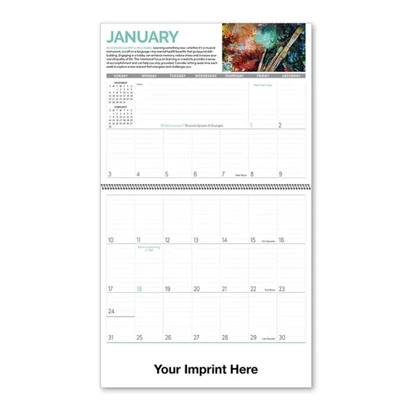 2027 Ways to Wellness Spiral Bound Calendar - 2027 Ways to Wellness Spiral Bound Calendar - Image 2 of 3