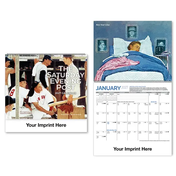 2027 Norman Rockwell Spiral Bound Calendar - 2027 Norman Rockwell Spiral Bound Calendar - Image 0 of 3