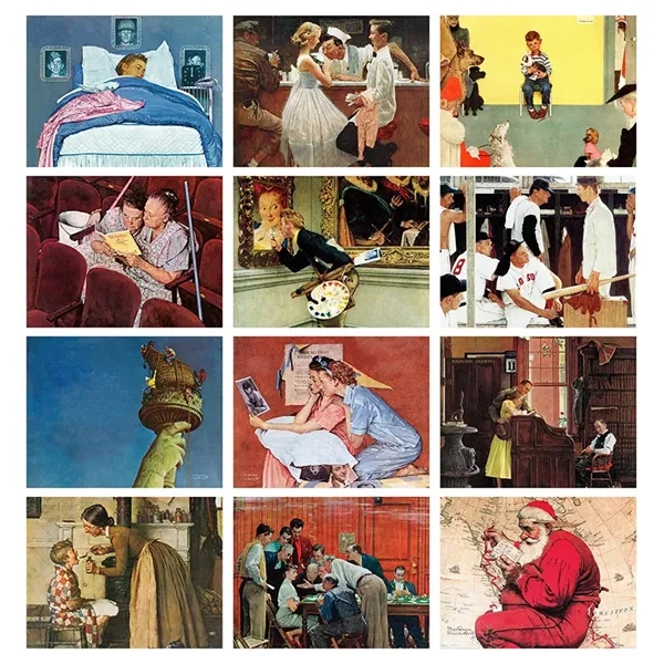 2027 Norman Rockwell Spiral Bound Calendar - 2027 Norman Rockwell Spiral Bound Calendar - Image 3 of 3
