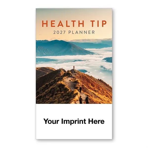 2027 Monthly Health Tip Pocket Planner Calendar - 2027 Monthly Health Tip Pocket Planner Calendar - Image 1 of 2