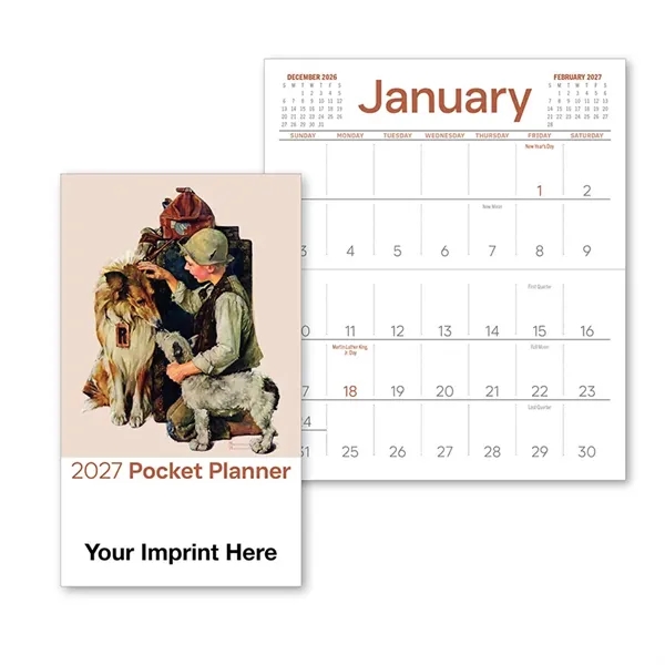 2027 Norman Rockwell Pocket Planner Calendar - 2027 Norman Rockwell Pocket Planner Calendar - Image 0 of 2