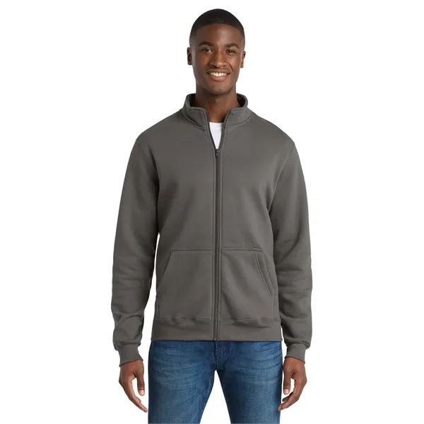 Port & Co Core Fleece Cadet Full-Zip Sweatshirt
