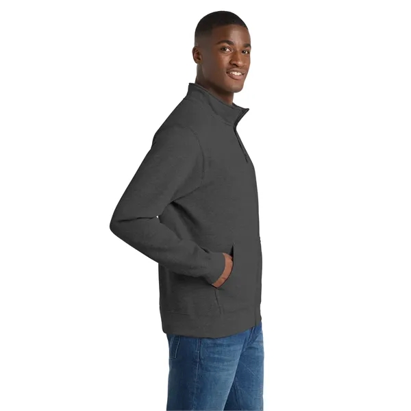 Port & Co Core Fleece Cadet Full-Zip Sweatshirt