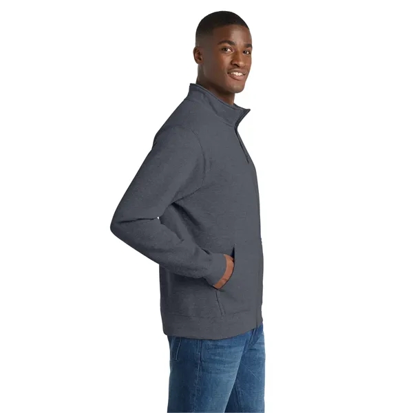 Port & Co Core Fleece Cadet Full-Zip Sweatshirt