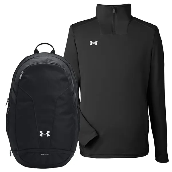 Under Armour® Men's Quarter-Zip & Laptop Backpack Gift Set