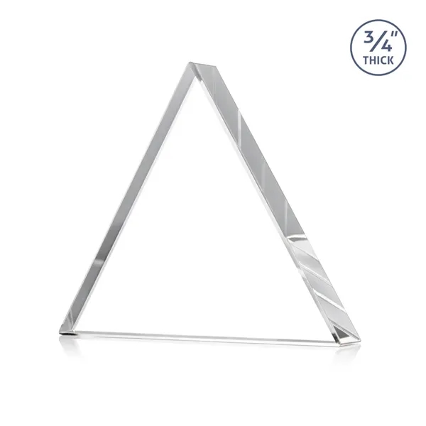 Adler Triangle VividPrint™ Award - Clear