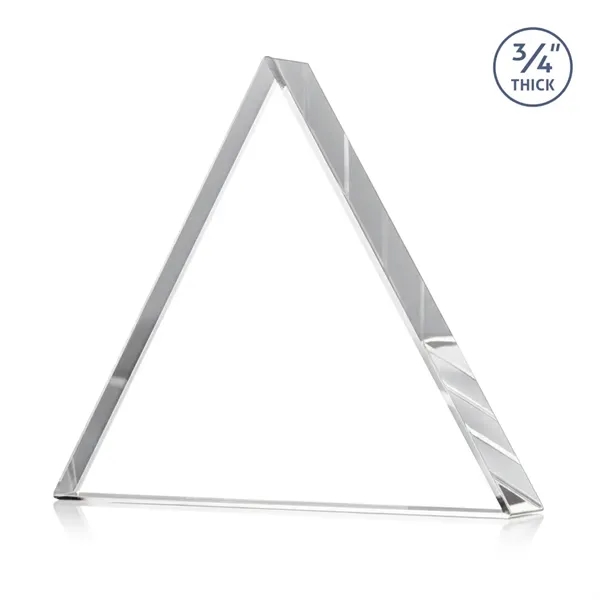 Adler Triangle VividPrint™ Award - Clear
