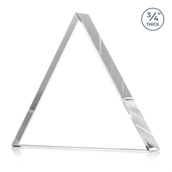 Adler Triangle VividPrint™ Award - Clear