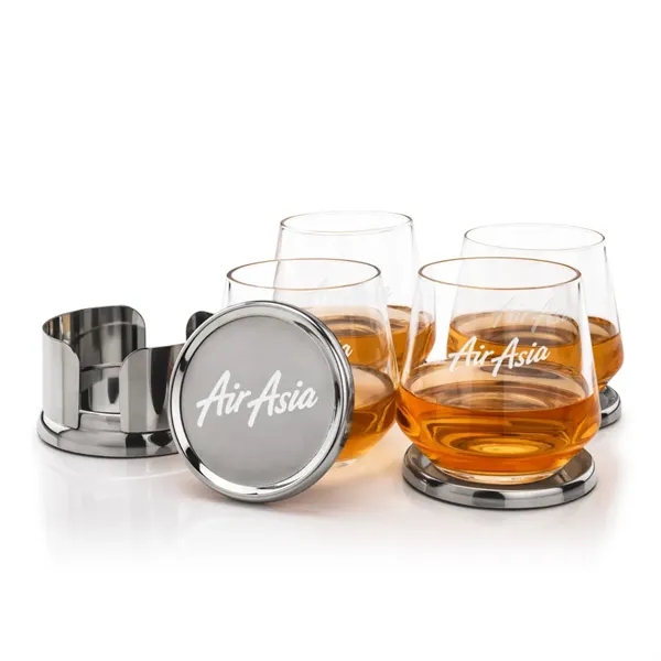 Baldoni Coasters & Tucson On-the-Rocks Set