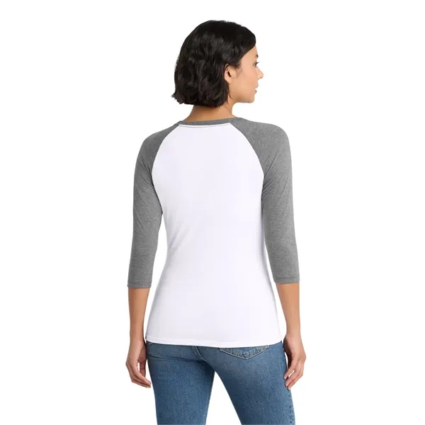 District Women's Perfect Tri 3/4-Sleeve Raglan.