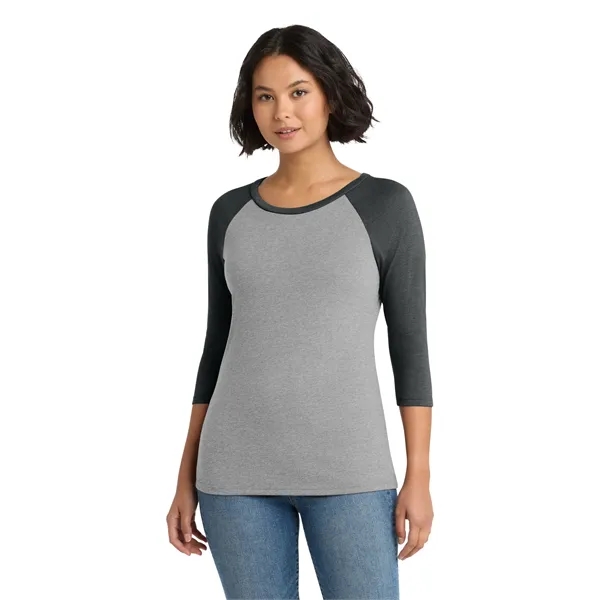 District Women's Perfect Tri 3/4-Sleeve Raglan.