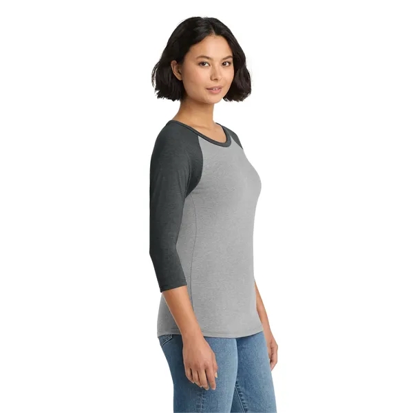 District Women's Perfect Tri 3/4-Sleeve Raglan.