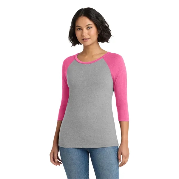 District Women's Perfect Tri 3/4-Sleeve Raglan.