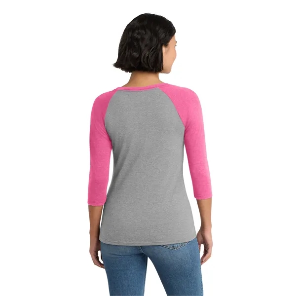 District Women's Perfect Tri 3/4-Sleeve Raglan.