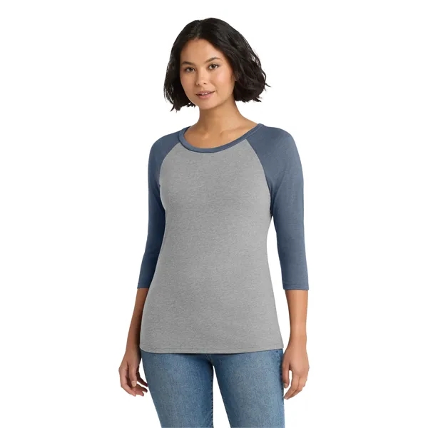 District Women's Perfect Tri 3/4-Sleeve Raglan.