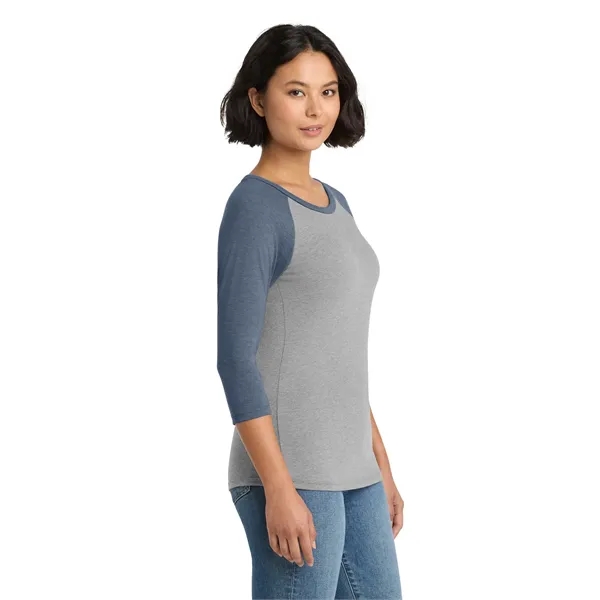 District Women's Perfect Tri 3/4-Sleeve Raglan.