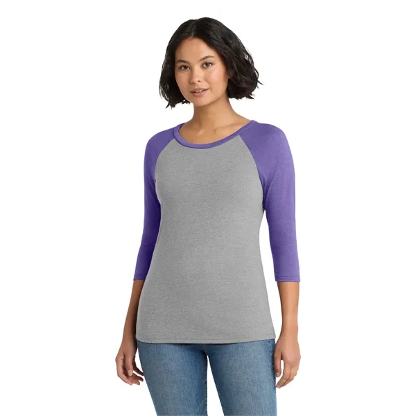District Women's Perfect Tri 3/4-Sleeve Raglan.