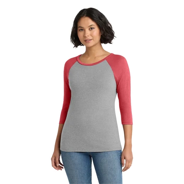 District Women's Perfect Tri 3/4-Sleeve Raglan.