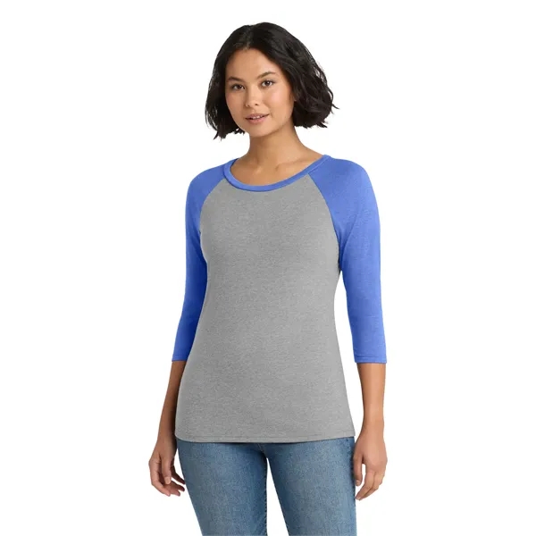 District Women's Perfect Tri 3/4-Sleeve Raglan.
