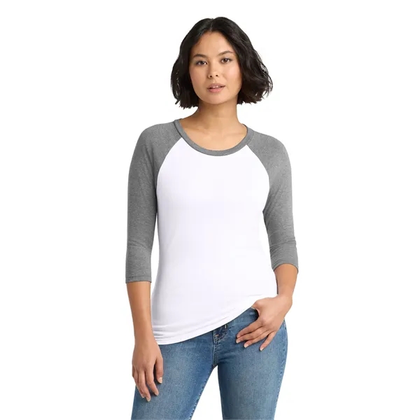 District Women's Perfect Tri 3/4-Sleeve Raglan.