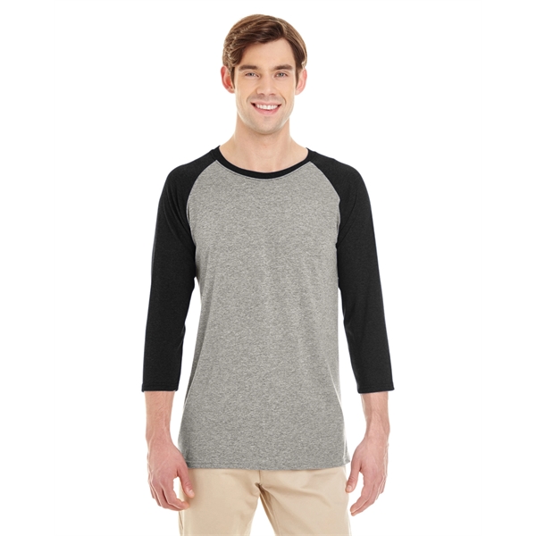Jerzees Adult TRI-BLEND Baseball Raglan - Jerzees Adult TRI-BLEND Baseball Raglan - Image 18 of 41
