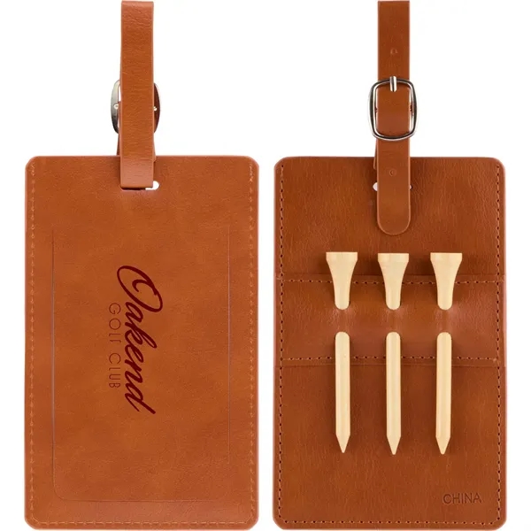 Custom Golf Bag Tag Tee Holder