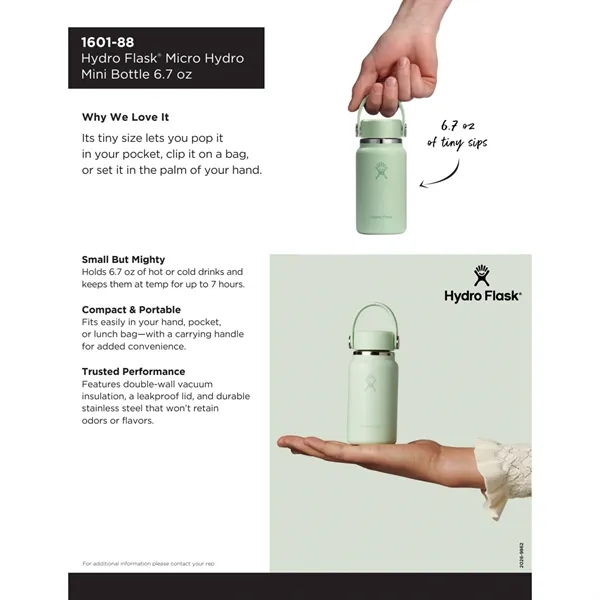 Hydro Flask® Micro Hydro Bottle 200ml